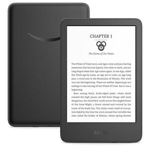 Kindle Black eBook Reader with Crisp Display